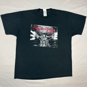 Vtg The Crow James O’Barr Welcome To Detroit Mens T-Shirt XL Y2K Black Comic B5